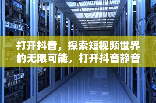打开抖音，探索短视频世界的无限可能，打开抖音静音怎么设置