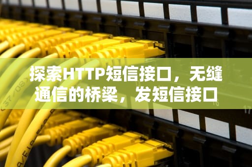 探索HTTP短信接口，无缝通信的桥梁，发短信接口