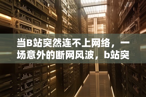 当B站突然连不上网络，一场意外的断网风波，b站突然连不上网络怎么回事