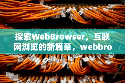 探索WebBrowser，互联网浏览的新篇章，webbrowser控件