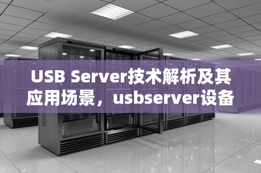 USB Server技术解析及其应用场景，usbserver设备