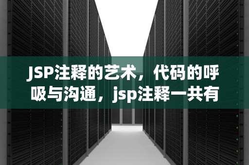 JSP注释的艺术，代码的呼吸与沟通，jsp注释一共有3种,分别是