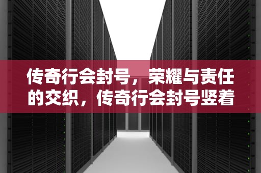 传奇行会封号，荣耀与责任的交织，传奇行会封号竖着8个字