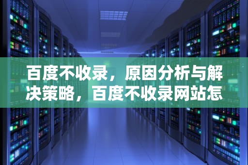 百度不收录，原因分析与解决策略，百度不收录网站怎么办