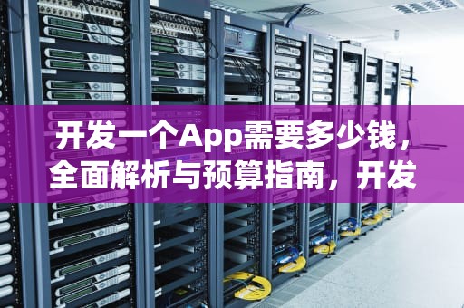 开发一个App需要多少钱，全面解析与预算指南，开发一个app需要多少钱费用