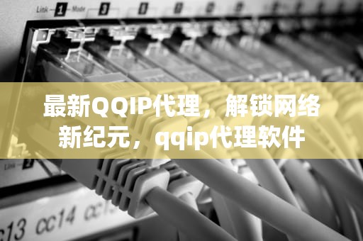 最新QQIP代理，解锁网络新纪元，qqip代理软件