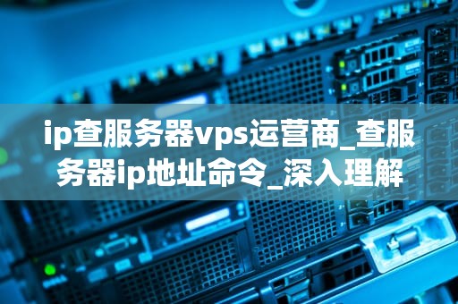 ip查服务器vps运营商_查服务器ip地址命令_深入理解IP查服务器VPS运营商的方法和重要性