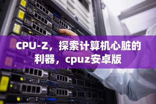 CPU-Z，探索计算机心脏的利器，cpuz安卓版