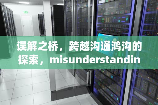 误解之桥，跨越沟通鸿沟的探索，misunderstanding可数吗