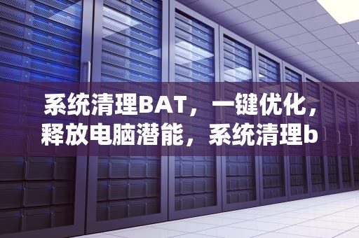 系统清理BAT，一键优化，释放电脑潜能，系统清理bat代码
