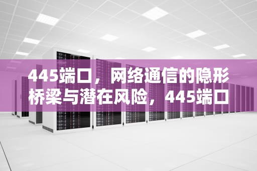 445端口，网络通信的隐形桥梁与潜在风险，445端口是什么服务