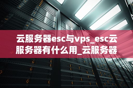 云服务器esc与vps_esc云服务器有什么用_云服务器ESC与VPS的比较分析