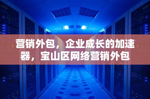 营销外包，企业成长的加速器，宝山区网络营销外包