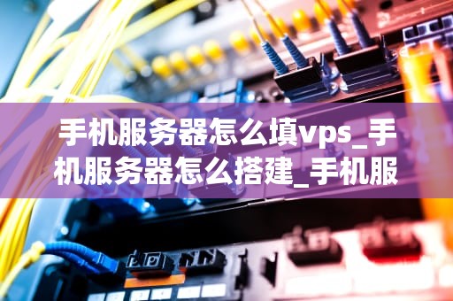 手机服务器怎么填vps_手机服务器怎么搭建_手机服务器如何填写VPS