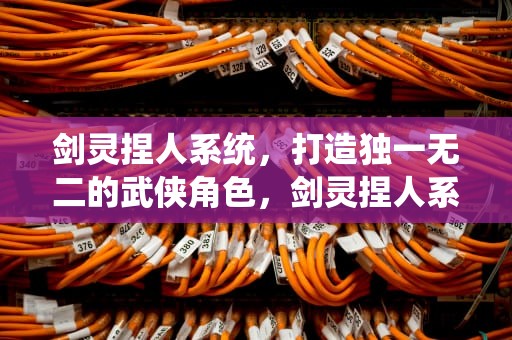 剑灵捏人系统，打造独一无二的武侠角色，剑灵捏人系统小说