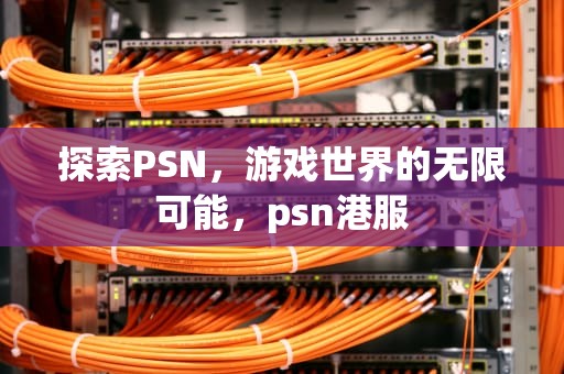 探索PSN，游戏世界的无限可能，psn港服