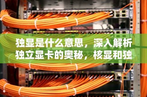 独显是什么意思，深入解析独立显卡的奥秘，核显和独显是什么意思