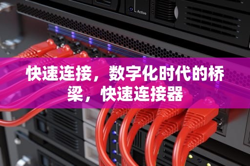 快速连接，数字化时代的桥梁，快速连接器