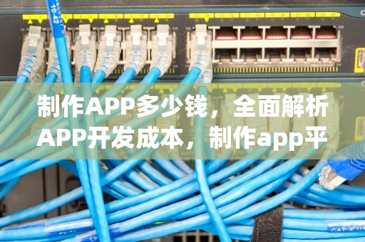 制作APP多少钱，全面解析APP开发成本，制作app平台需要多少钱