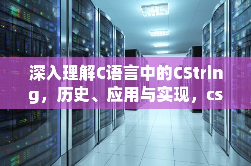 深入理解C语言中的CString，历史、应用与实现，cstring和string的区别