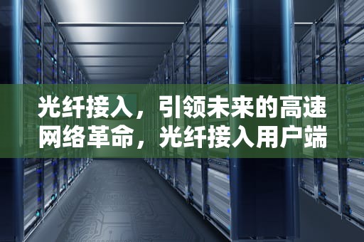 光纤接入，引领未来的高速网络革命，光纤接入用户端设备是路由器吗