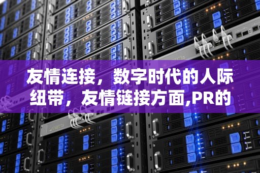 友情连接，数字时代的人际纽带，友情链接方面,PR的选择应该优先选择的链接为