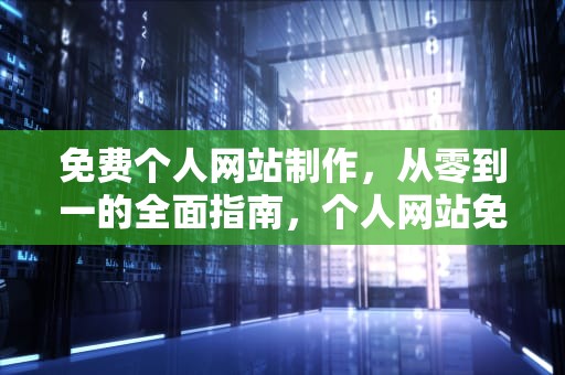 免费个人网站制作，从零到一的全面指南，个人网站免费制作平台