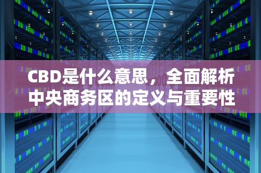 CBD是什么意思，全面解析中央商务区的定义与重要性，cbd是什么意思的缩写形式