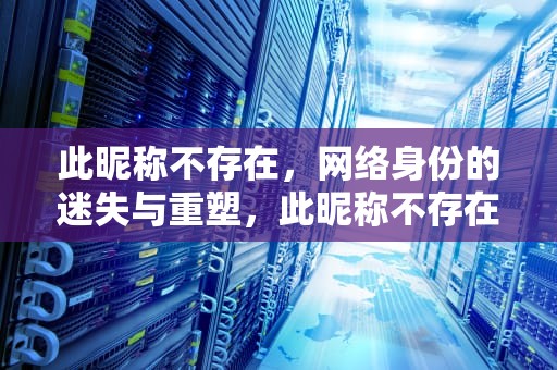 此昵称不存在，网络身份的迷失与重塑，此昵称不存在类似网名