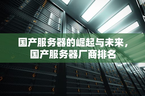 国产服务器的崛起与未来，国产服务器厂商排名