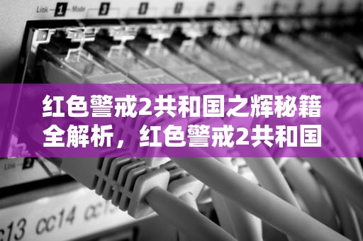红色警戒2共和国之辉秘籍全解析，红色警戒2共和国之辉秘籍大全