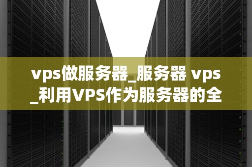 vps做服务器_服务器 vps_利用VPS作为服务器的全面指南