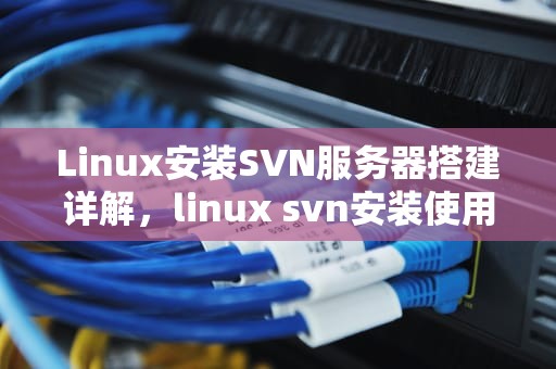 Linux安装SVN服务器搭建详解，linux svn安装使用教程
