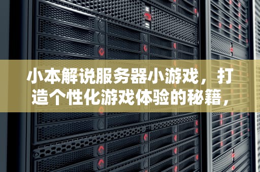 小本解说服务器小游戏，打造个性化游戏体验的秘籍，小本解说服务器小游戏全集