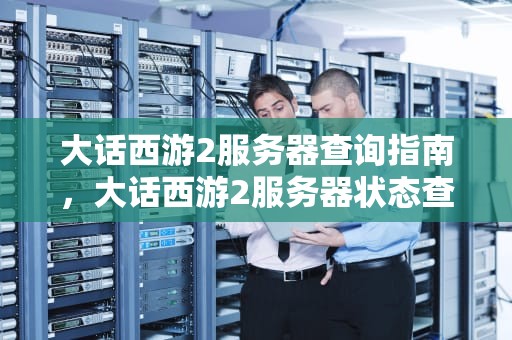 大话西游2服务器查询指南，大话西游2服务器状态查询
