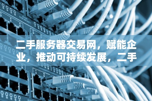 二手服务器交易网，赋能企业，推动可持续发展，二手服务器交易网站有哪些平台好