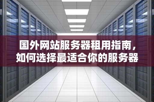 国外网站服务器租用指南，如何选择最适合你的服务器？国外网站服务器租用价格