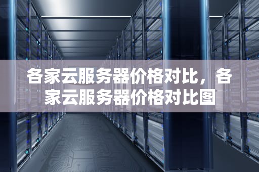 各家云服务器价格对比，各家云服务器价格对比图