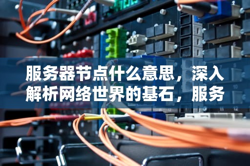服务器节点什么意思，深入解析网络世界的基石，服务器节点是什么意思?
