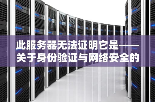 此服务器无法证明它是——关于身份验证与网络安全的深度探讨，此服务器无法证明它是 它的安全证书不指定