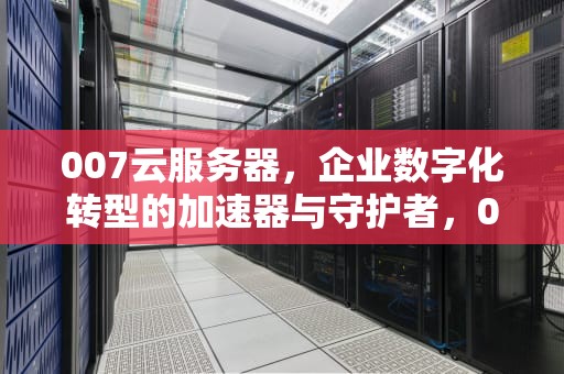 007云服务器，企业数字化转型的加速器与守护者，007云服务器团队涉嫌违规