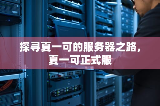 探寻夏一可的服务器之路，夏一可正式服