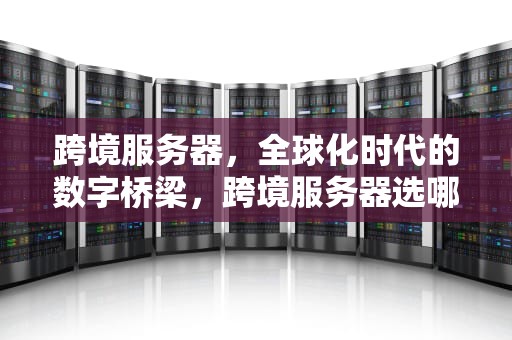 跨境服务器，全球化时代的数字桥梁，跨境服务器选哪个平台好