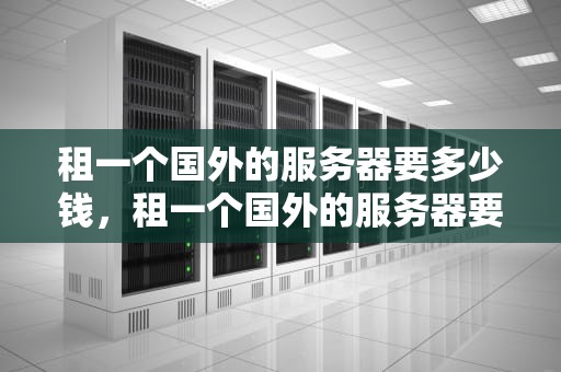 租一个国外的服务器要多少钱，租一个国外的服务器要多少钱呀
