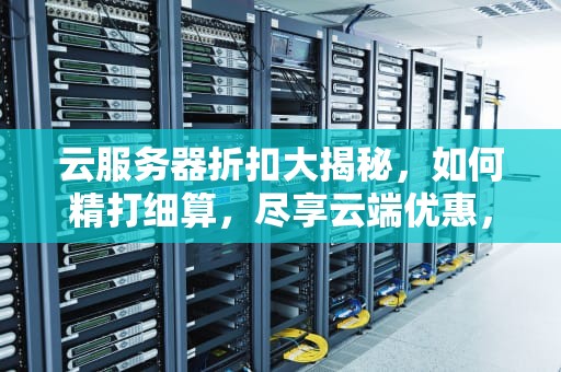云服务器折扣大揭秘，如何精打细算，尽享云端优惠，云服务器折扣价格