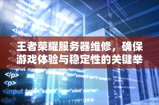 王者荣耀服务器维修，确保游戏体验与稳定性的关键举措，王者荣耀服务器维修时间