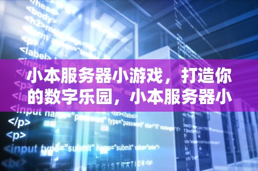 小本服务器小游戏，打造你的数字乐园，小本服务器小游戏怎么玩