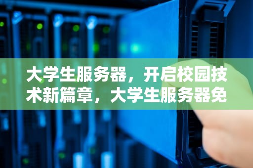 大学生服务器，开启校园技术新篇章，大学生服务器免费