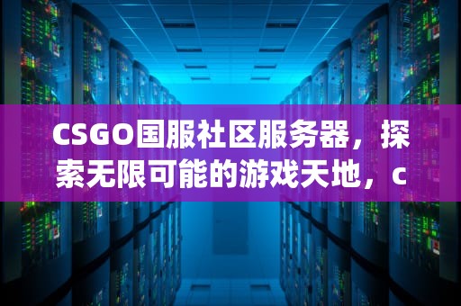 CSGO国服社区服务器，探索无限可能的游戏天地，csgo国服社区服务器怎么进