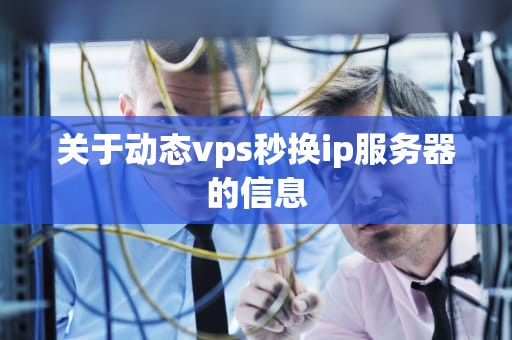 关于动态vps秒换ip服务器的信息